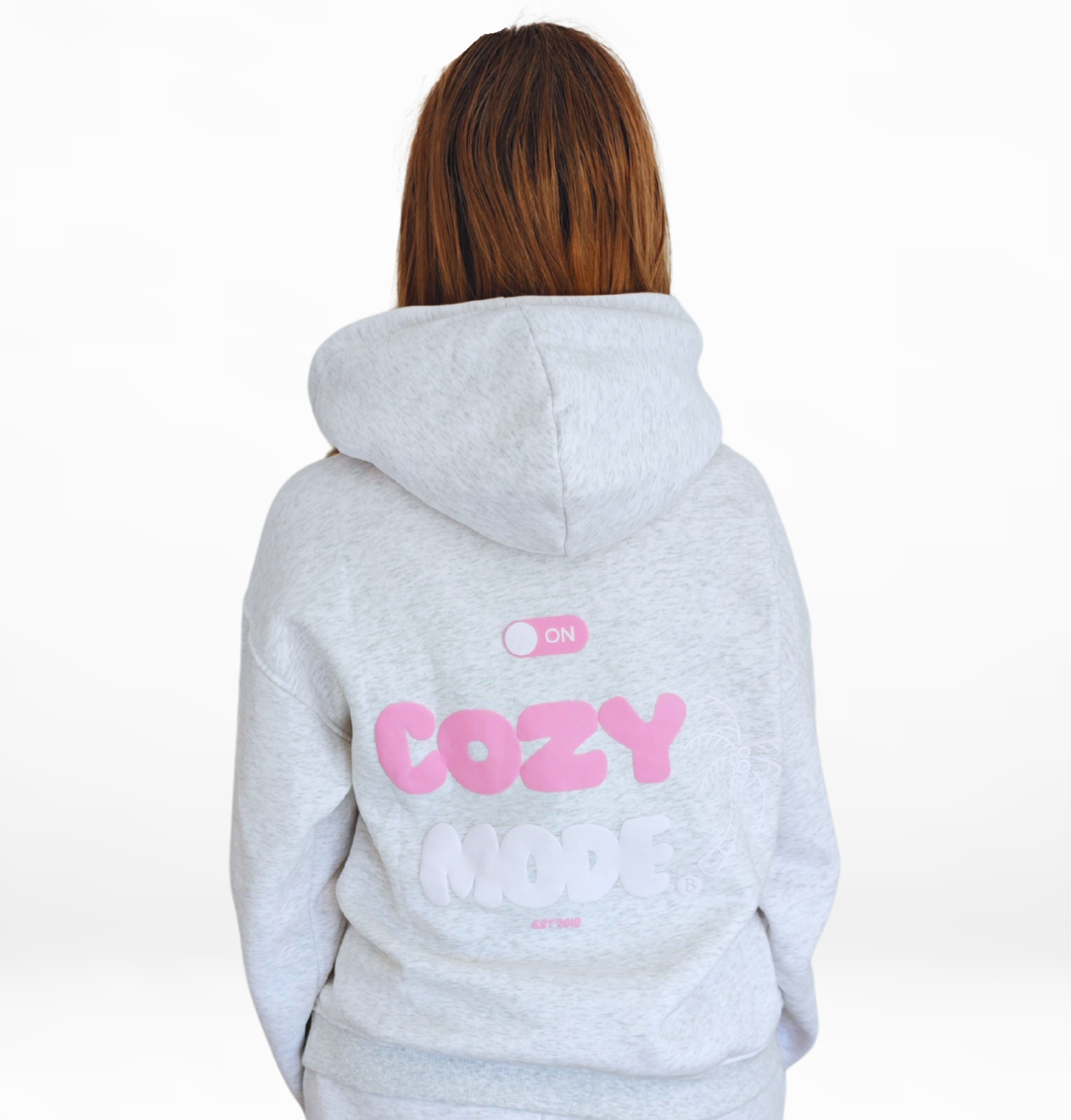 Cozy Mode Oversized Hoodie- Moonstone Grey