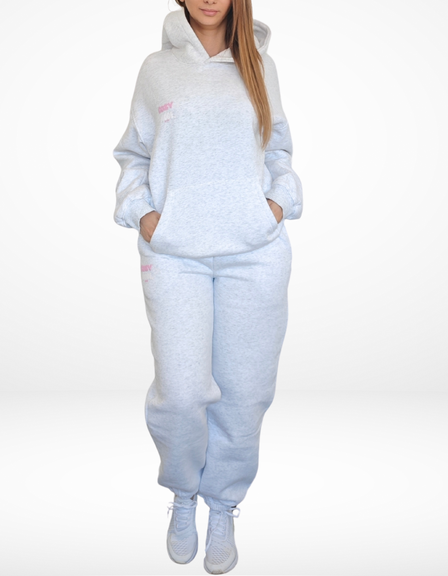 Cozy Mode Oversized Hoodie- Moonstone Grey
