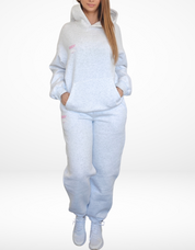Cozy Mode Oversized Hoodie- Moonstone Grey