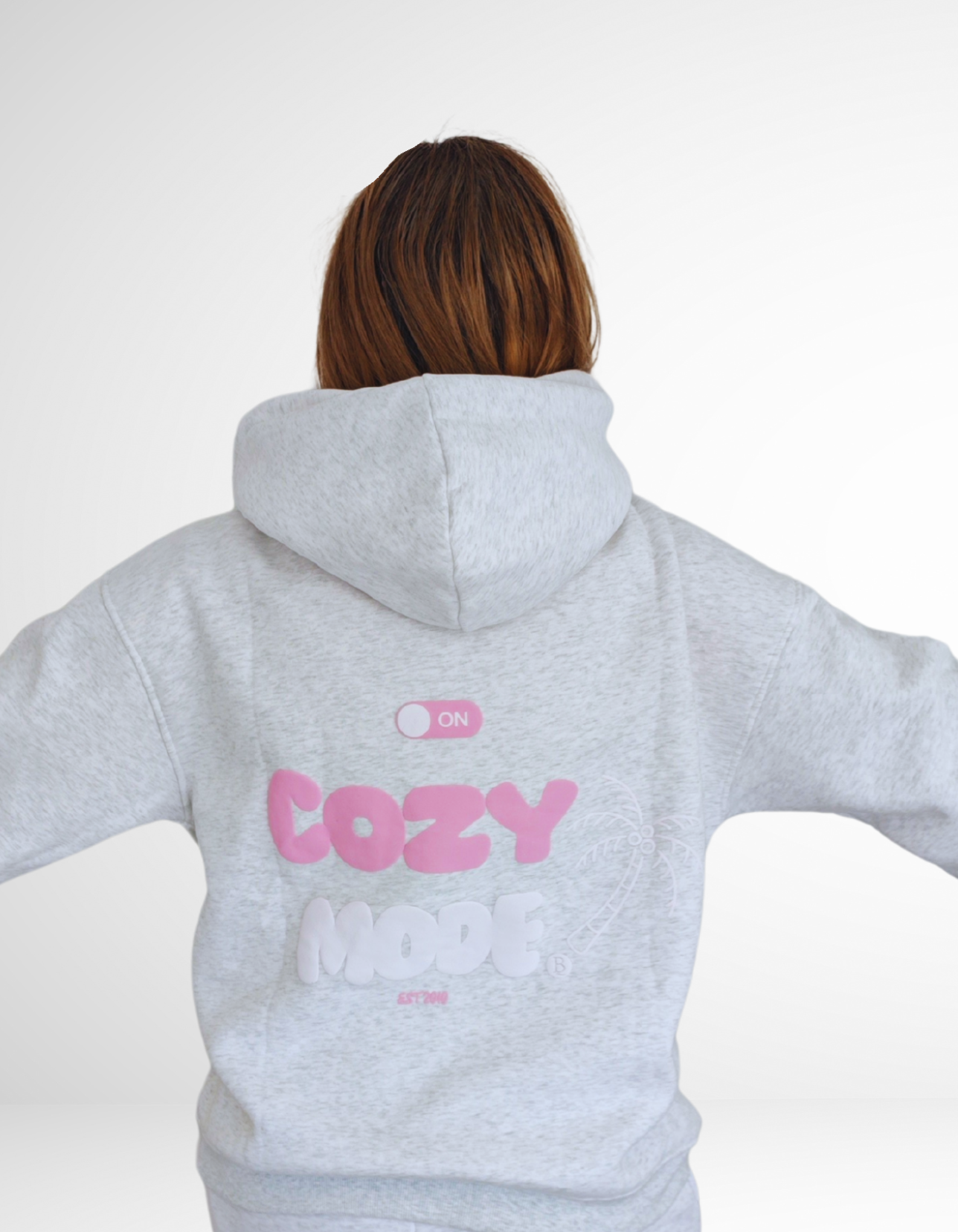 Cozy Mode Oversized Hoodie- Moonstone Grey