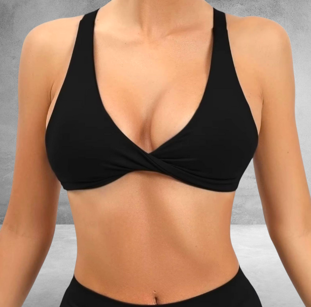 Midnight twist bralette
