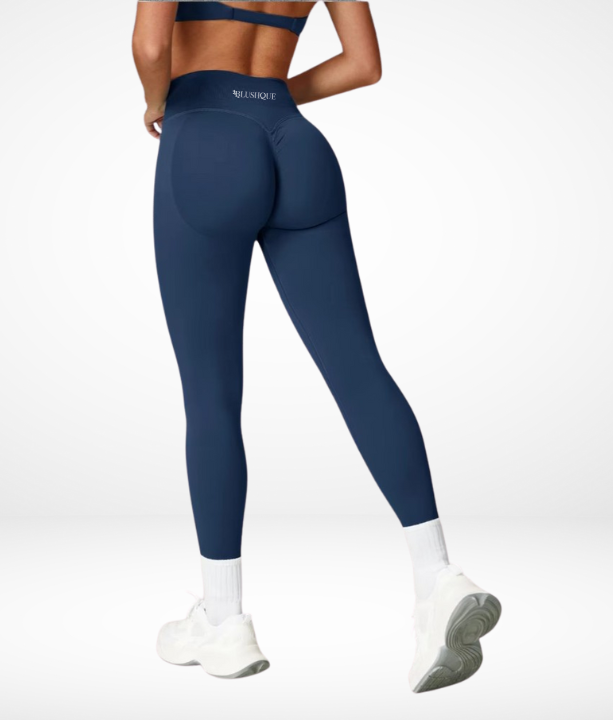 Slique Signature Leggings- Oasis Teal