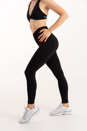 Slique Signature Leggings - Midnight Black