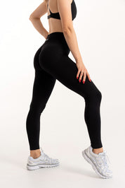 Slique Signature Leggings - Midnight Black