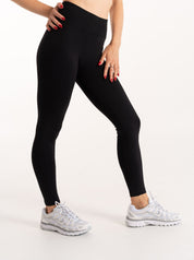 Slique Signature Leggings - Midnight Black