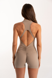 EDGE JUMPSUIT - COCOA