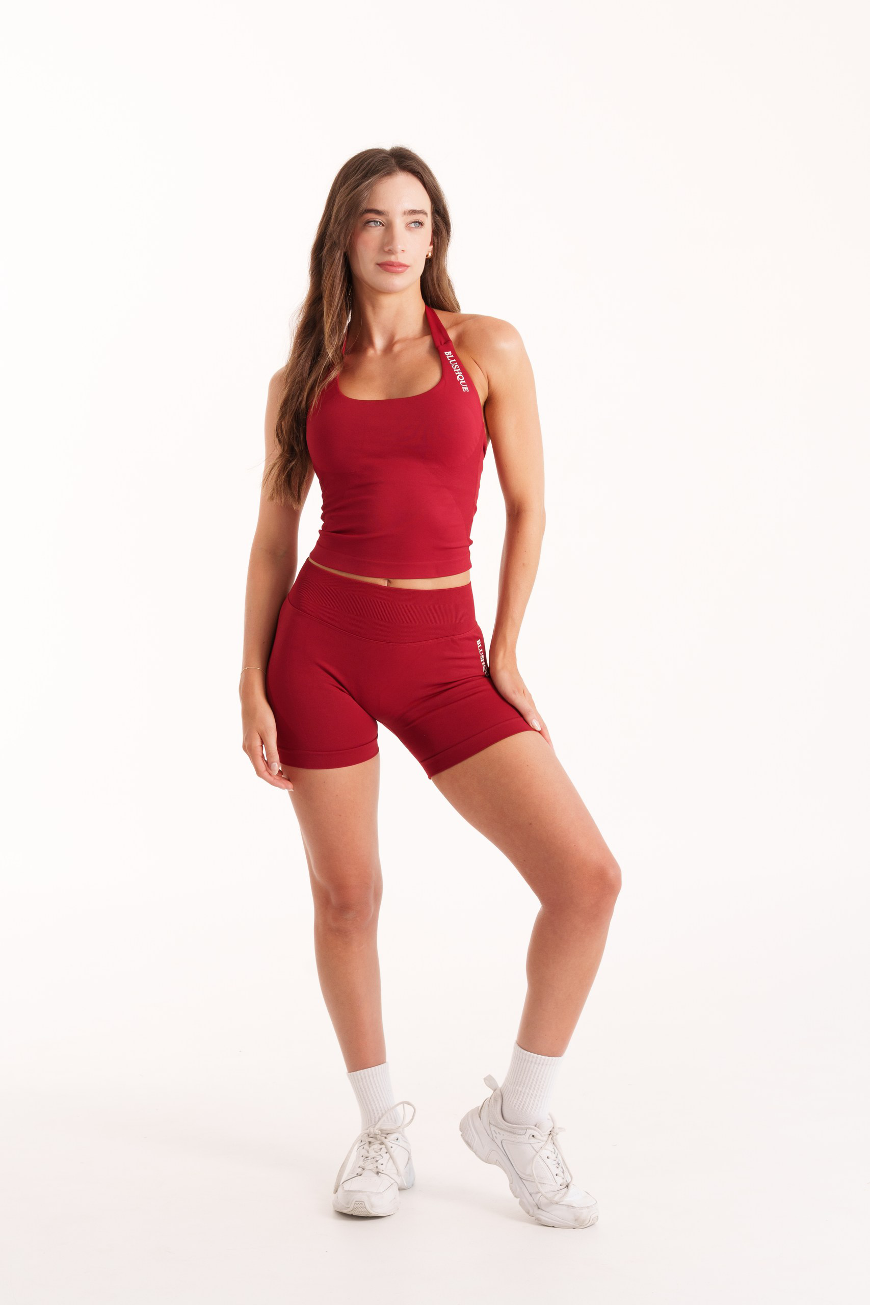 Slique Sculpt shorts- Fireflex Red