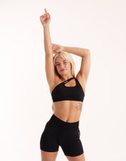 Contour black shorts- Noir