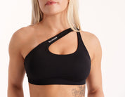 Contour Black Sculpt 2-Way sports bra