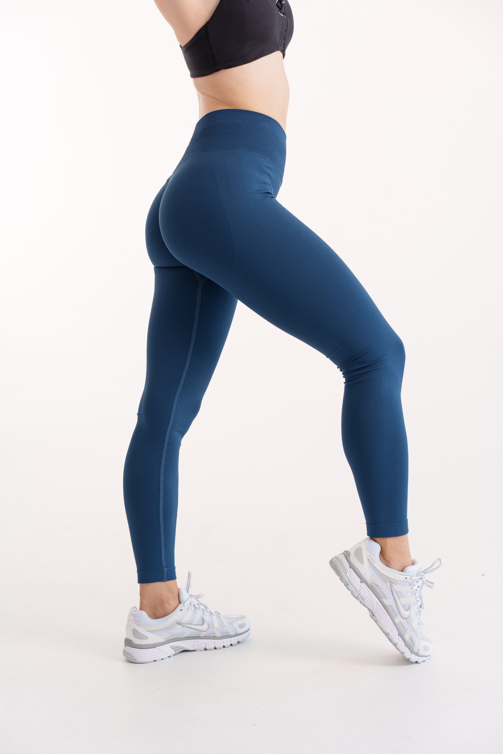 Slique Signature Leggings- Oasis Teal