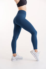 Slique Signature Leggings- Oasis Teal