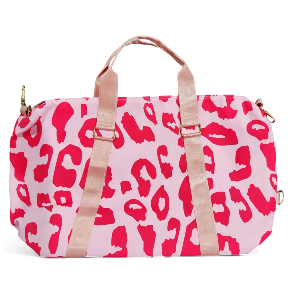 Lush Leopard Bag- Pink