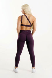 Slique Signature Leggings - Royal Grape