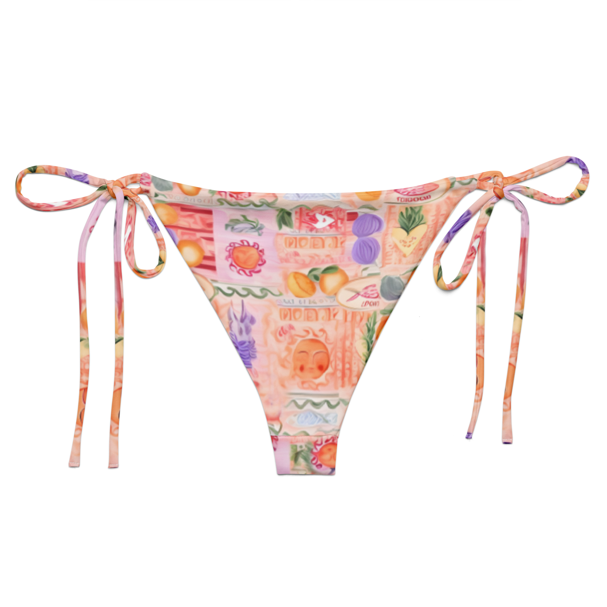 Sardinia tie up bikini bottom