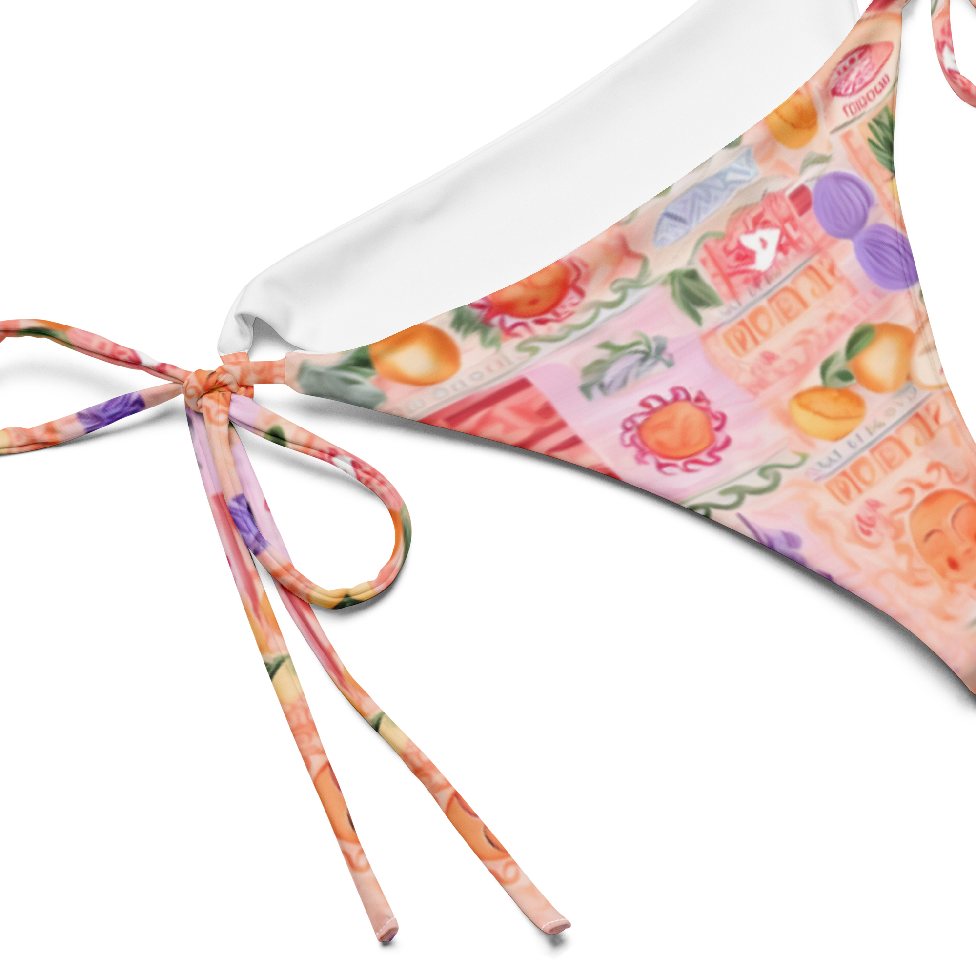 Sardinia tie up bikini bottom