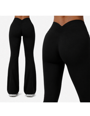 Aura flare black leggings