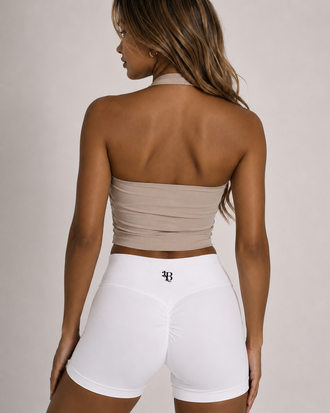 Slique Sculpt shorts- Coco White