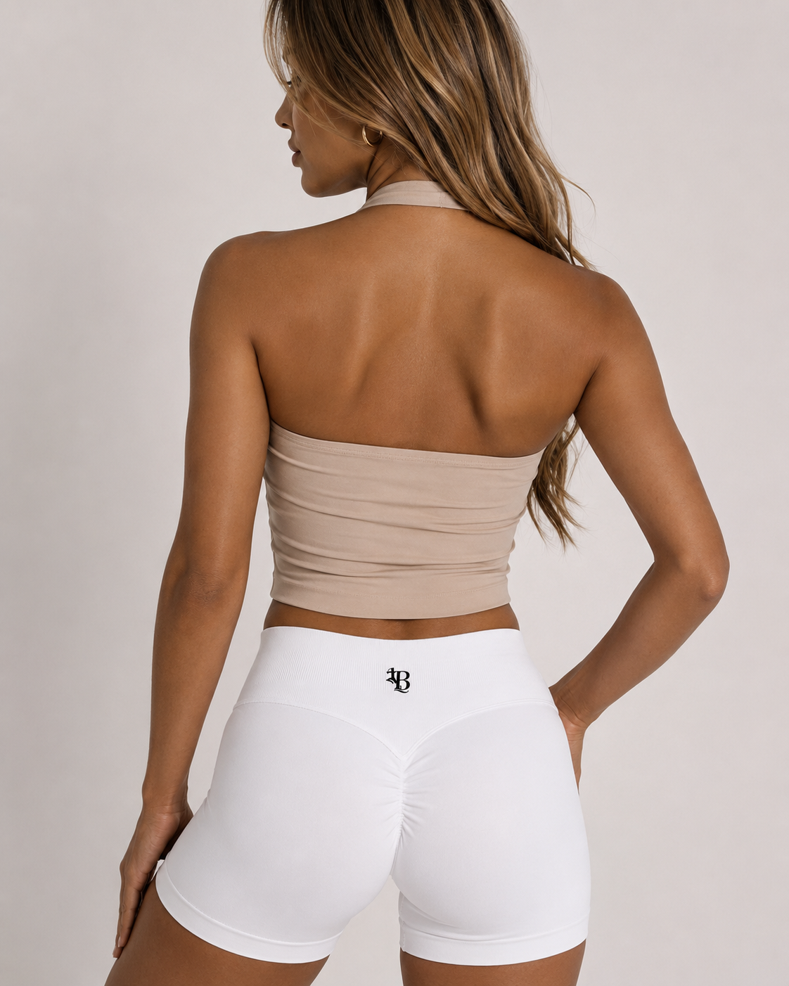 Slique Sculpt shorts- Coco White