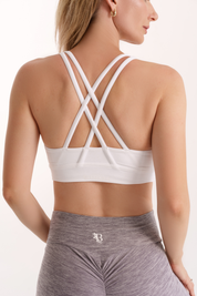 Elevate sportsbra white