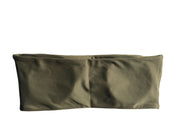 BANDEAU TOP IN SEAWEED GREEN