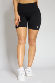 Contour scrunch shorts black