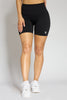 Contour scrunch shorts black