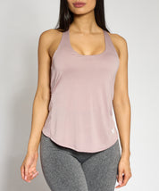 Periwinkle cross back trainer top