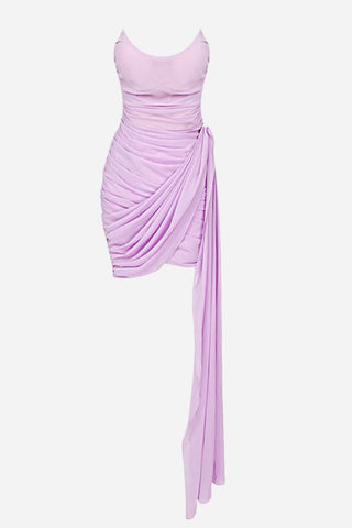 Sequin Zip-Back Formal Dress