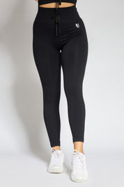 Galaxy Ribbed Noir Leggings