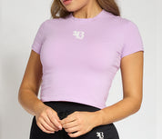 B-fit logo tee lilac