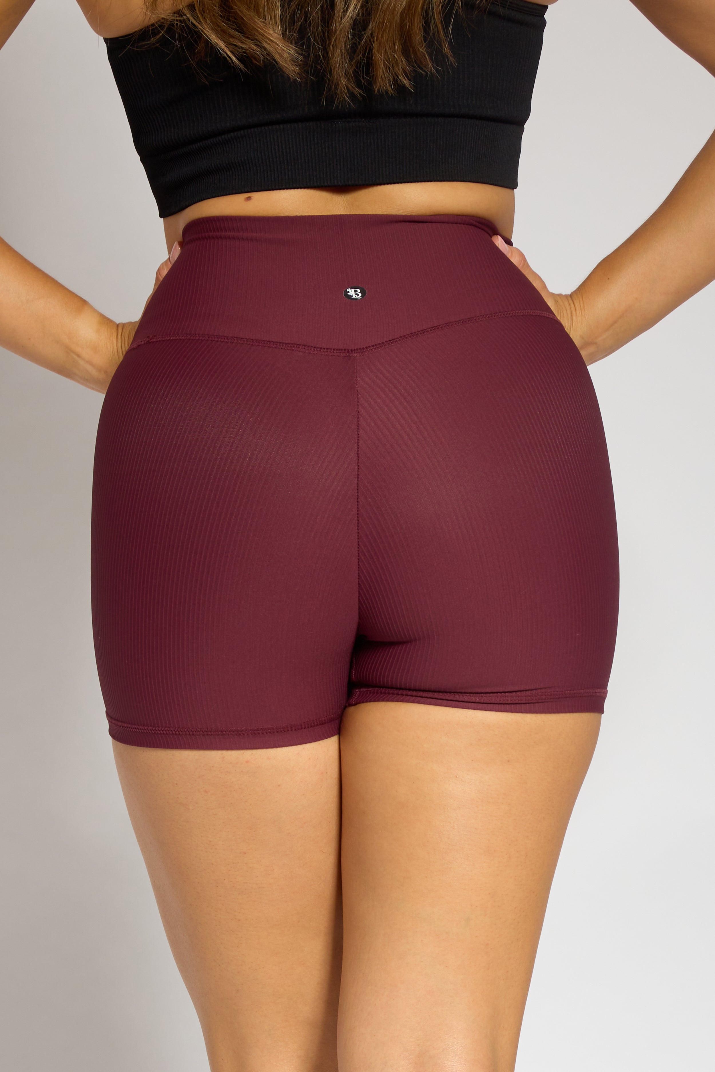 maroon MATTE ULTRA SHORTS