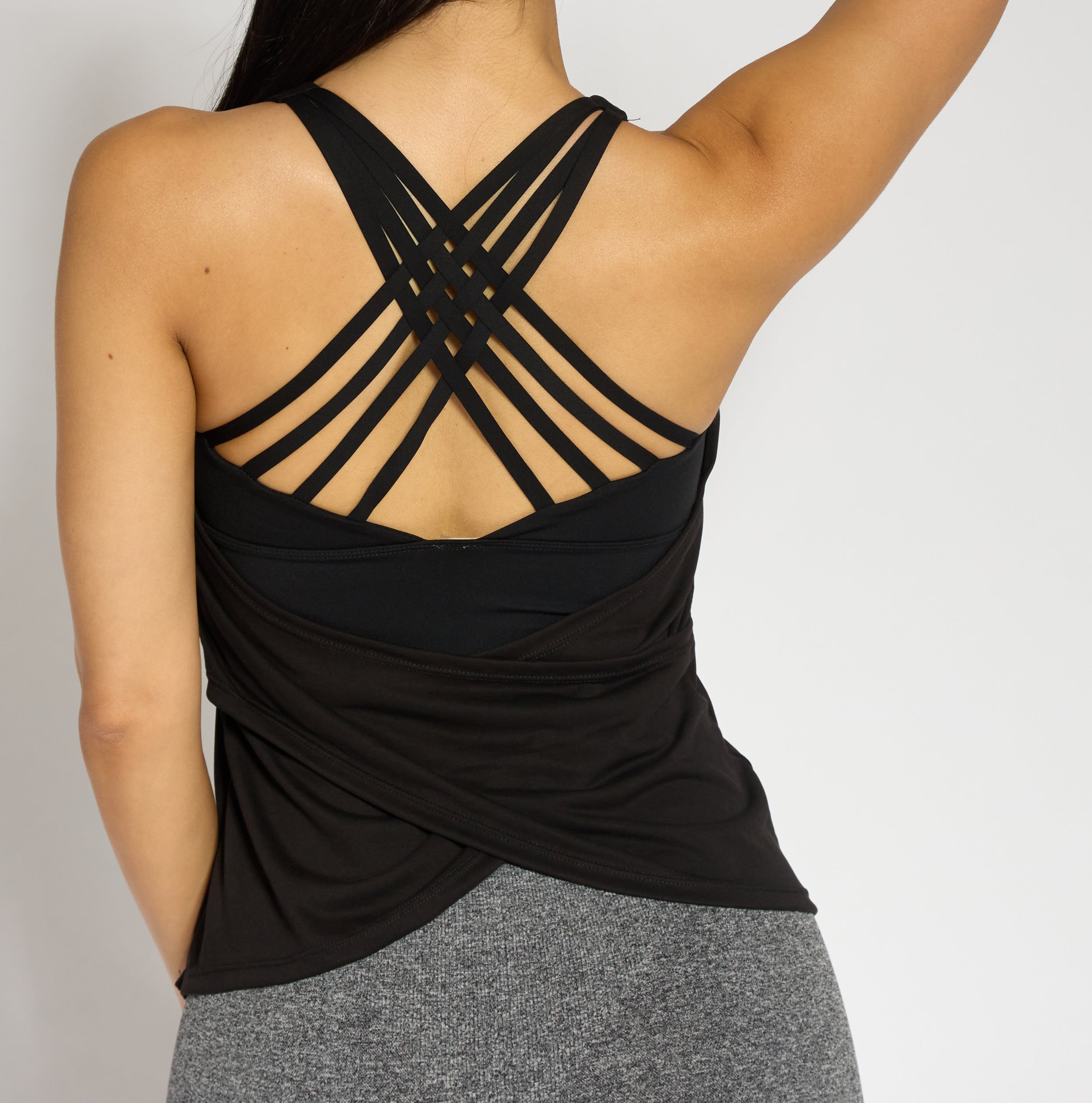 Midnight cross back trainer top
