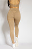 Viper contour leggings beige