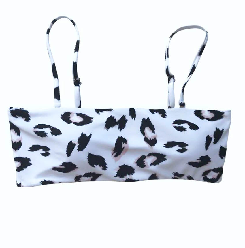 WHITE LEOPARD BANDEAU